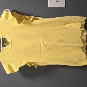 NWOT Yellow Viscose Blend Top - See Details